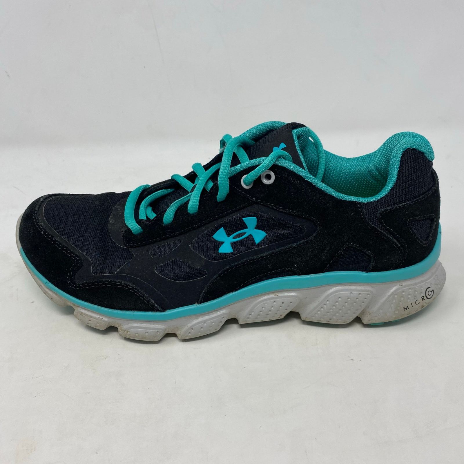 Under Armour Under Armour UA Thrill Running Shoes Black Teal Womens 8.5 Size US 8.5 / IT 38.5 - 2 Thumbnail