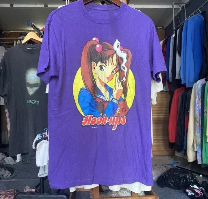Hook-Ups × Vintage Vintage Hook-up Skateboarding Tee T-shirt Size US M / EU 48-50 / 2 - 1 Thumbnail