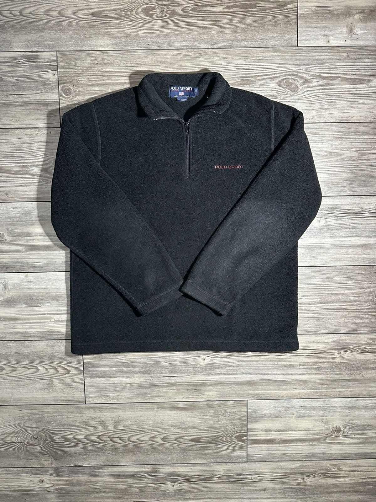 Polo Ralph Lauren × Vintage Vintage Polo Sport Fleece Size US L / EU 52-54 / 3 - 1 Thumbnail