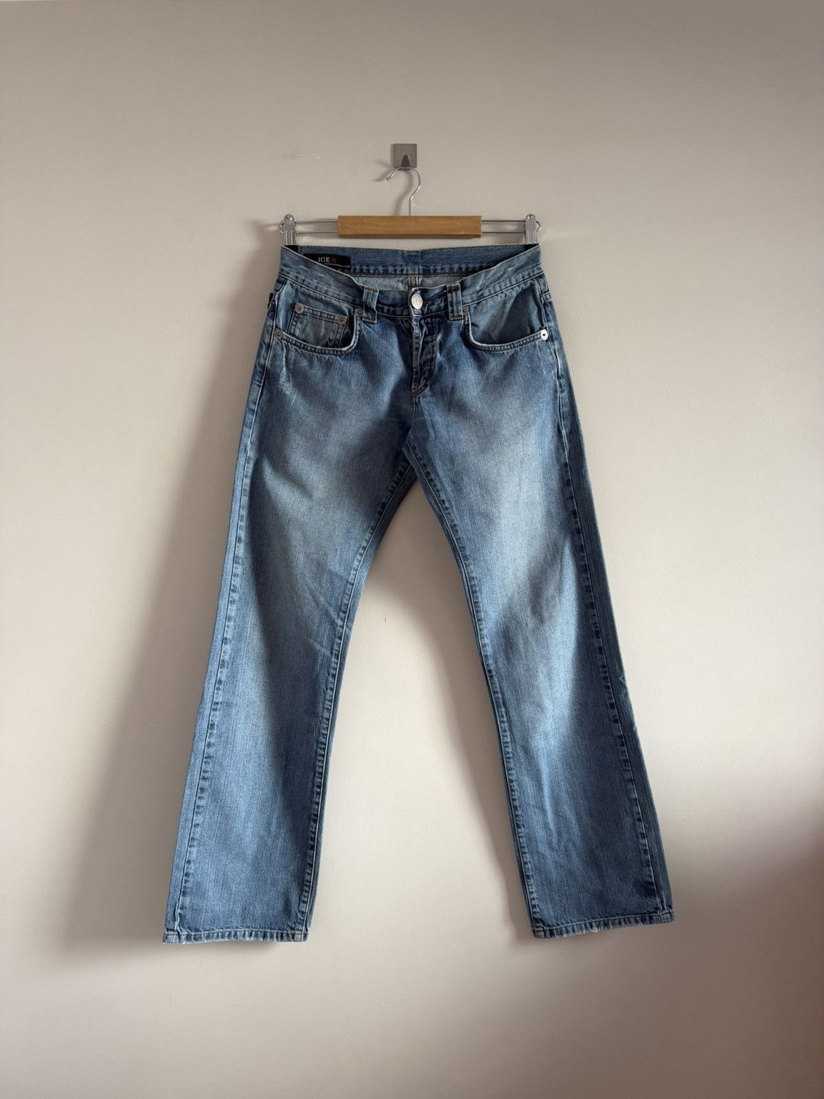 Iceberg Iceberg Ice B Jeans Script Logo Y2K Denim Size US 30 / EU 46 - 5 Thumbnail