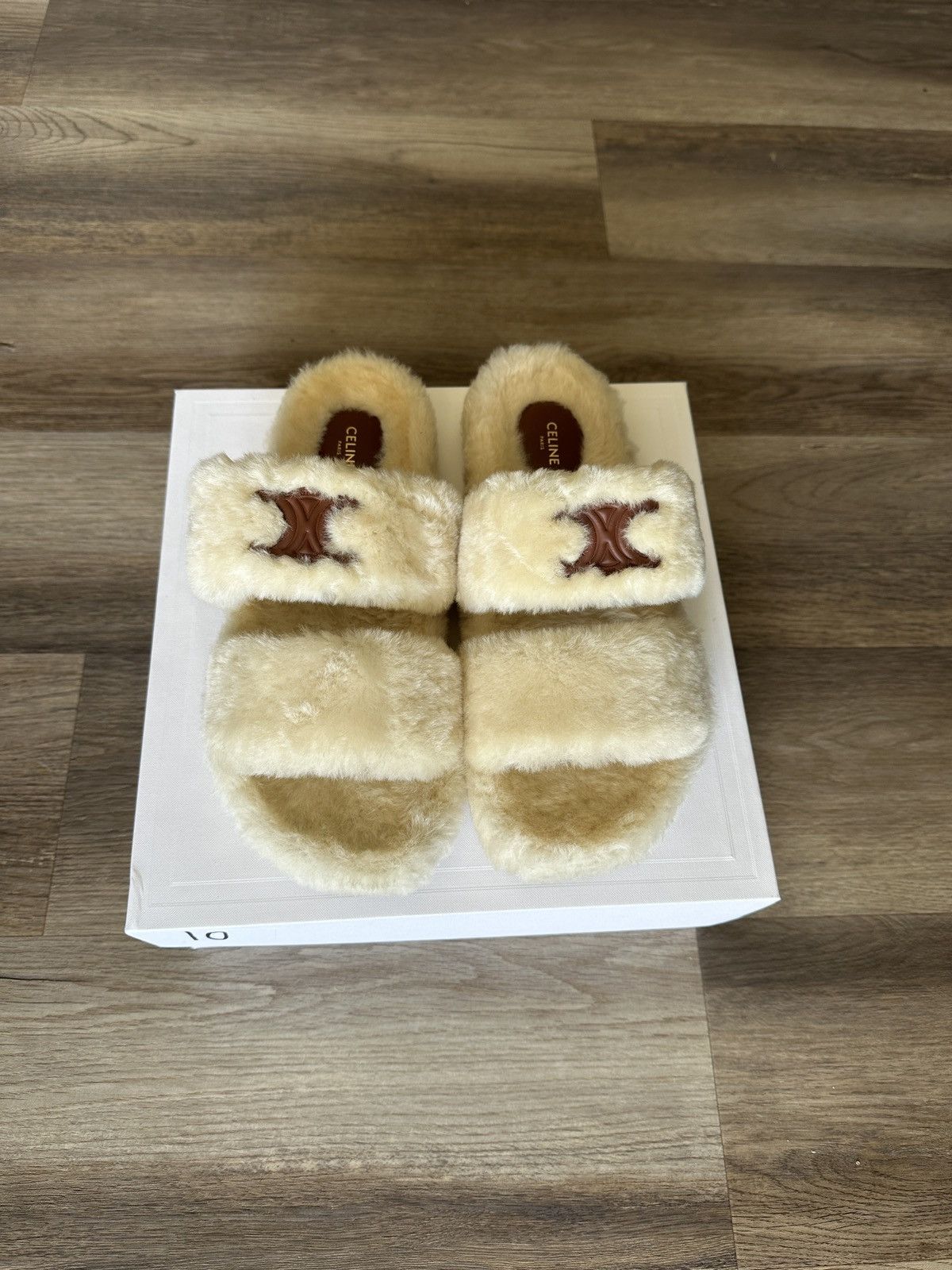 Celine CELINE FUR SLIP ONS Size US 8.5 / IT 38.5 - 1 Thumbnail
