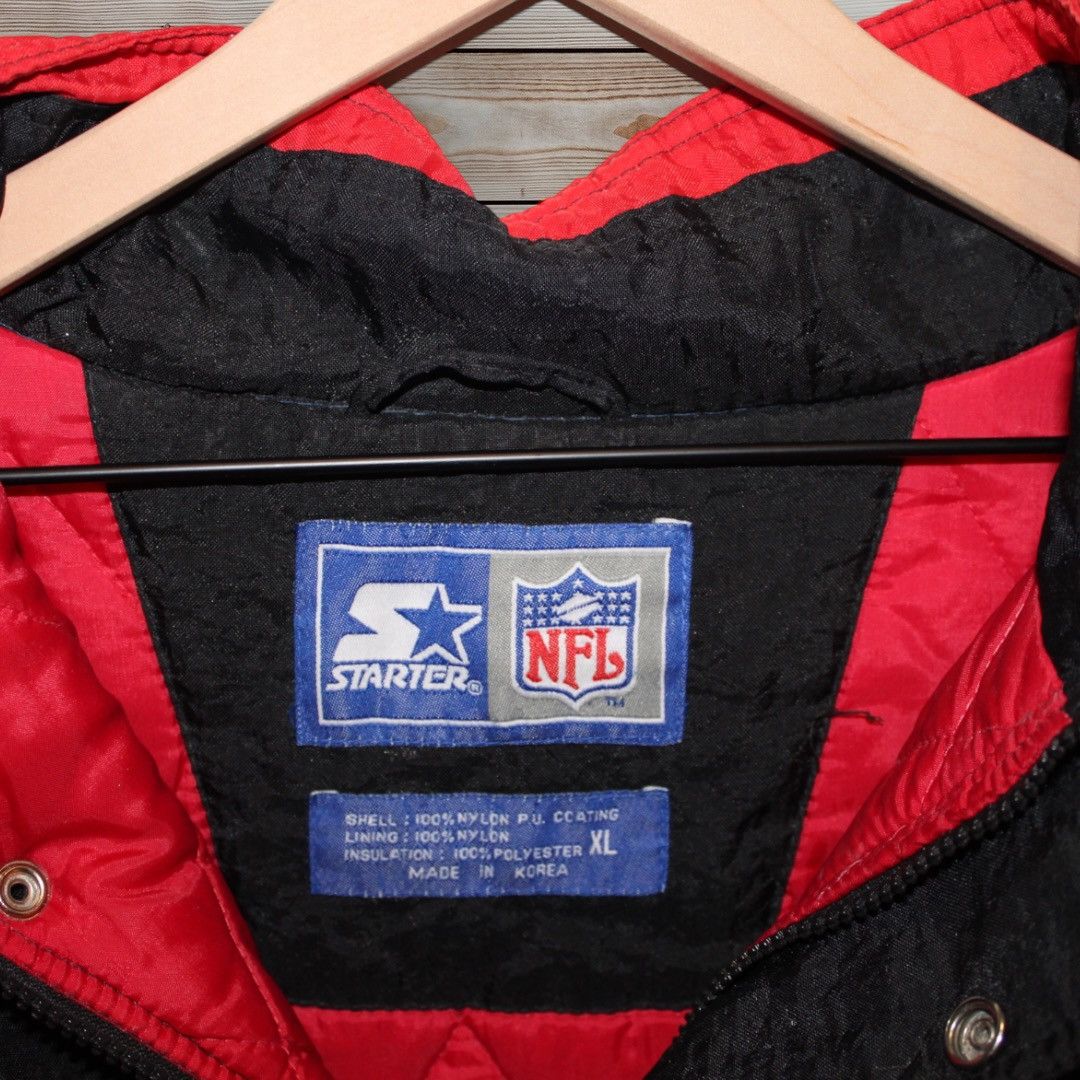 Starter × Vintage Vintage 90s San Francisco 49ers Starter Puffer Jacket Size US XL / EU 56 / 4 - 6 Thumbnail