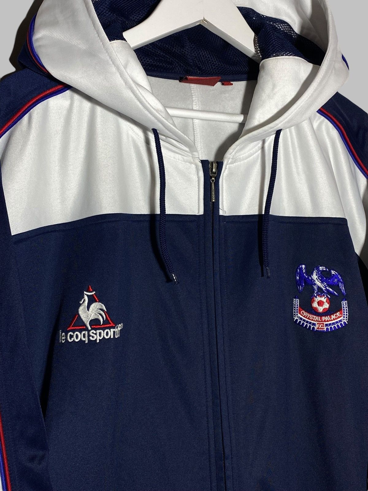 Le Coq Sportif Vintage 2000s Le Coq Sportif Crystal Palace Zip Hoodie Size US XXL / EU 58 / 5 - 3 Thumbnail