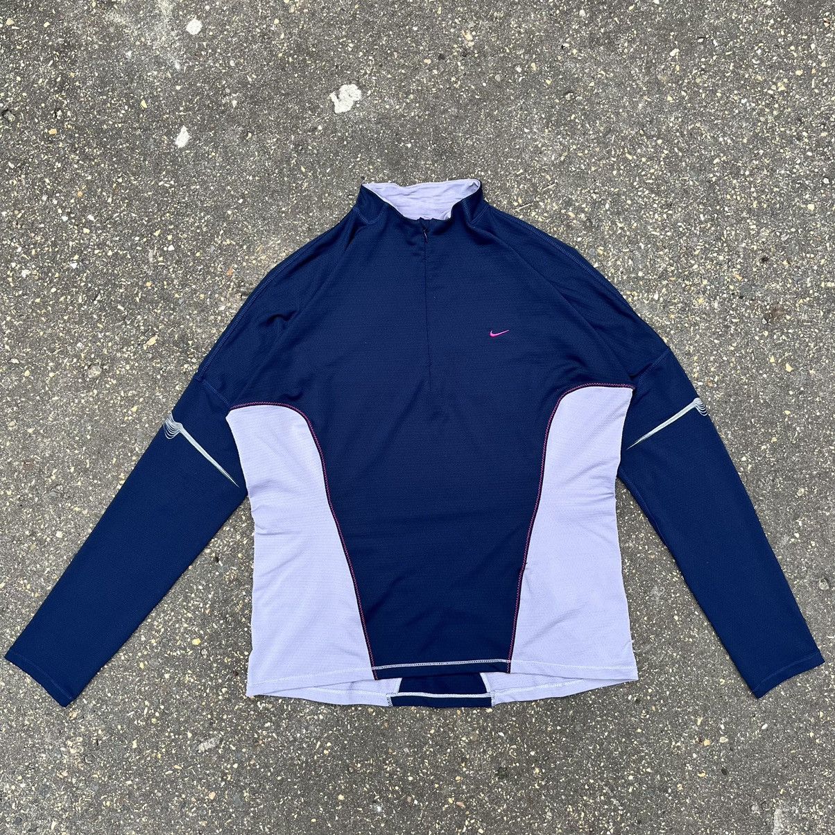Nike Archive Nike Sphere 2004/5 Pearl Longsleeve Y2K Tech Rave Size US XL / EU 56 / 4 - 3 Thumbnail