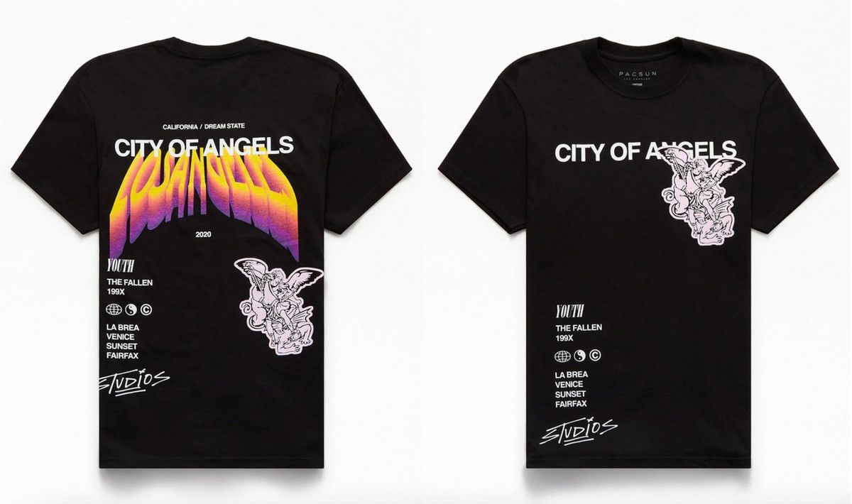 Pacsun PacSun City of Angels T-Shirt Size US M / EU 48-50 / 2 - 2 Thumbnail
