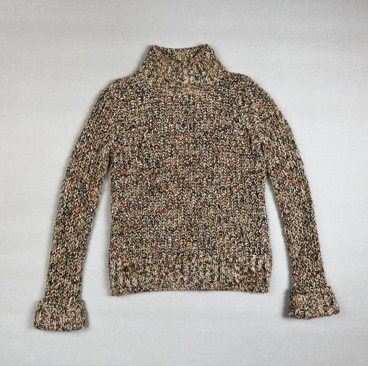 Japanese Brand × Vintage Vintage Ribbed Knit Sweater Jumper Women’s size 10 Size L / US 10 / IT 46 - 1 Thumbnail