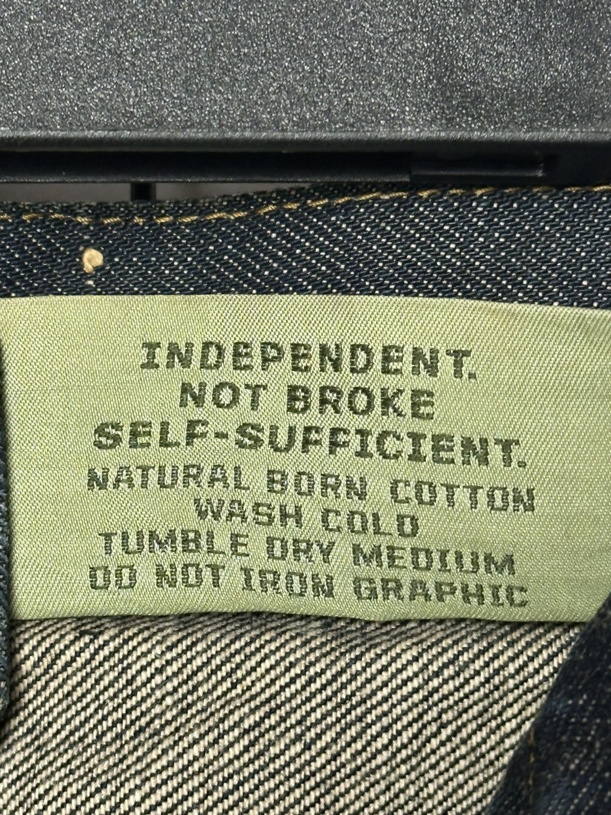 Japanese Brand Natural Born denim pants produced by NBBK Size US 34 / EU 50 - 11 Thumbnail