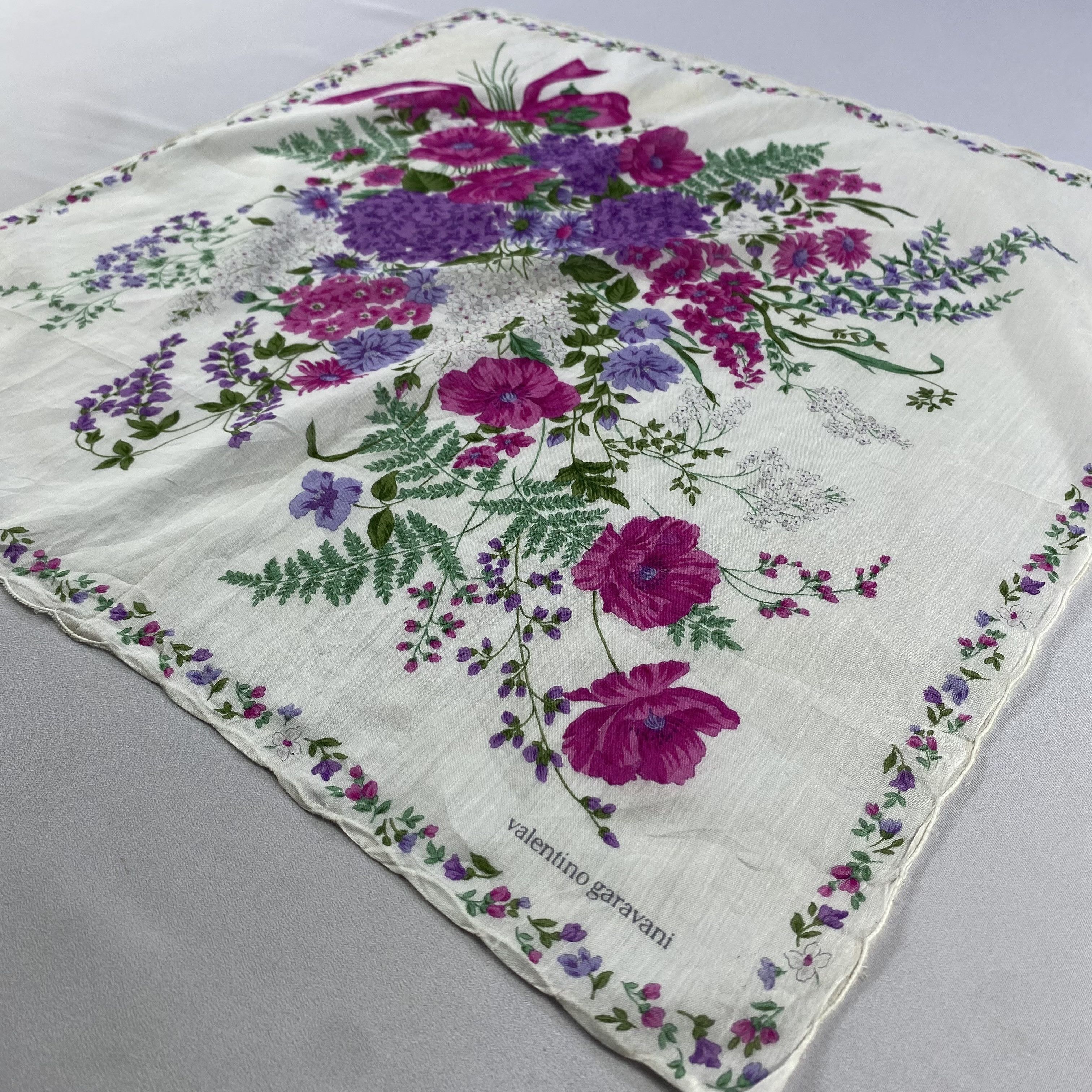 Valentino × Vintage Valentino Garavani Bandana/ Handkerchief / Neckerchief Size ONE SIZE - 4 Thumbnail