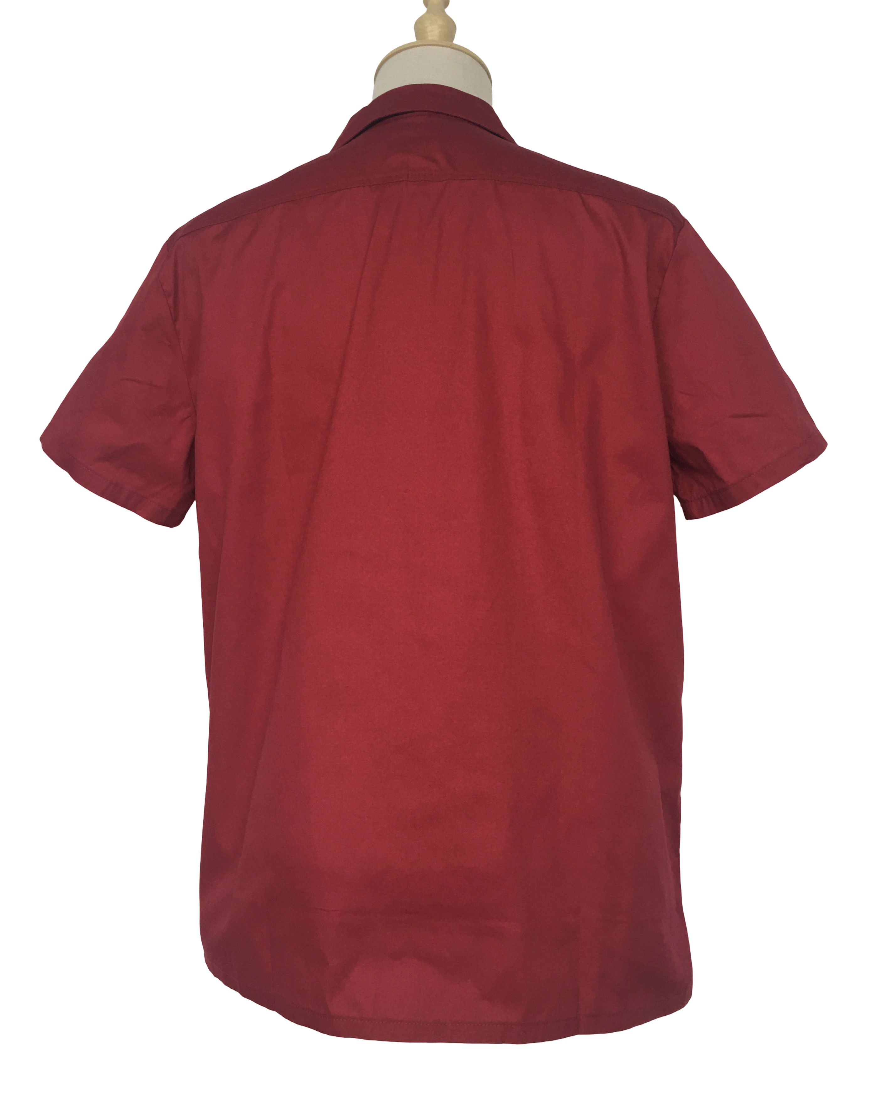 Other Maroon Rockabilly Bowling Shirts Men 50s Vintage Shirts Size US L / EU 52-54 / 3 - 3 Thumbnail