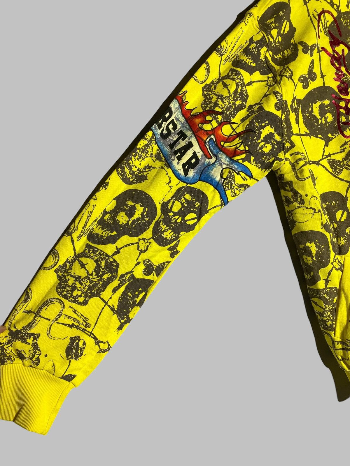 Ed Hardy Ed Hardy y2k hype streetwear all overprint zip up jacket Size US XL / EU 56 / 4 - 9 Thumbnail