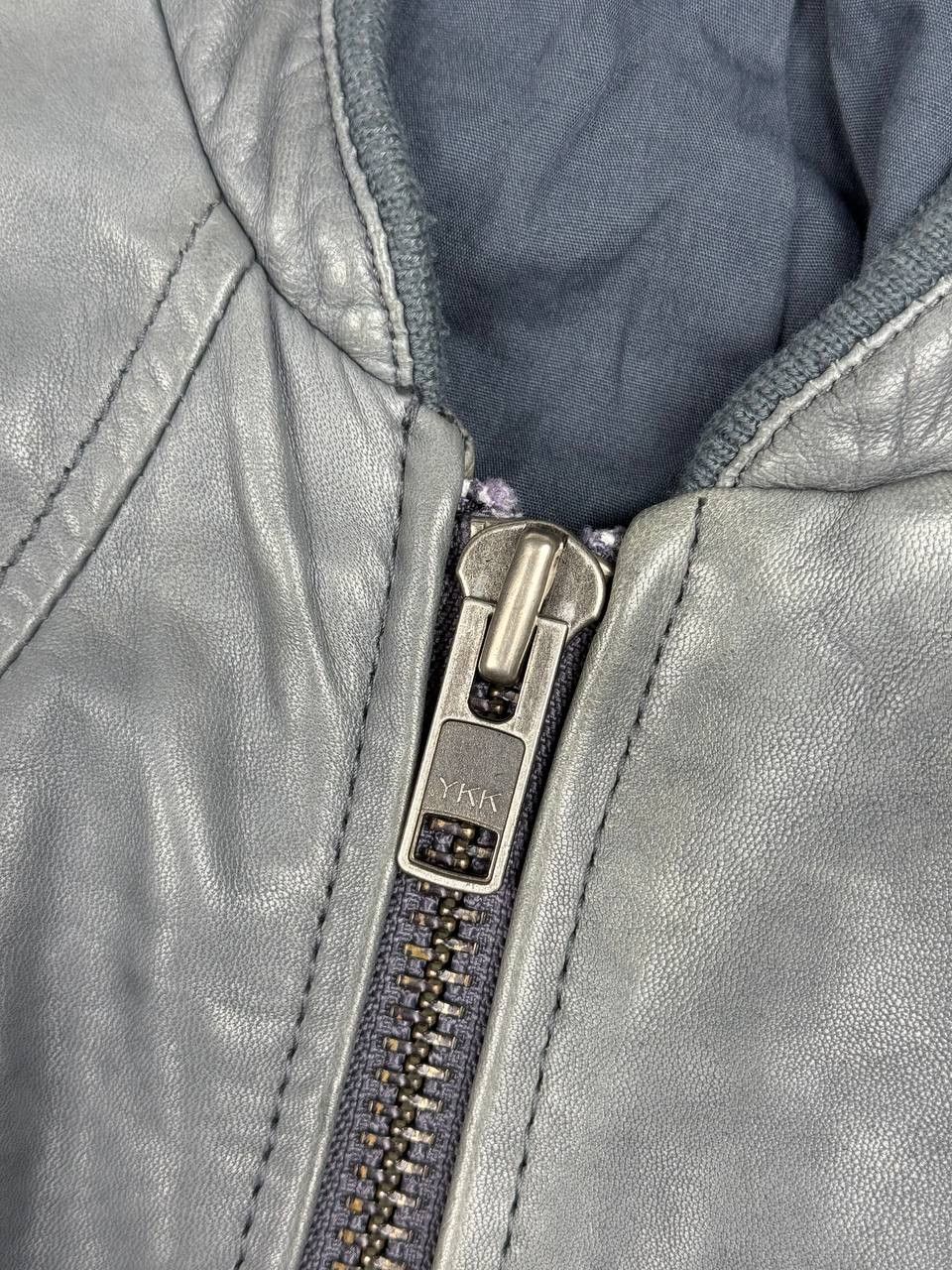 Allsaints Vintage Allsaints Leather Bomber Jacket Biker 00s Y2K Size US M / EU 48-50 / 2 - 5 Thumbnail
