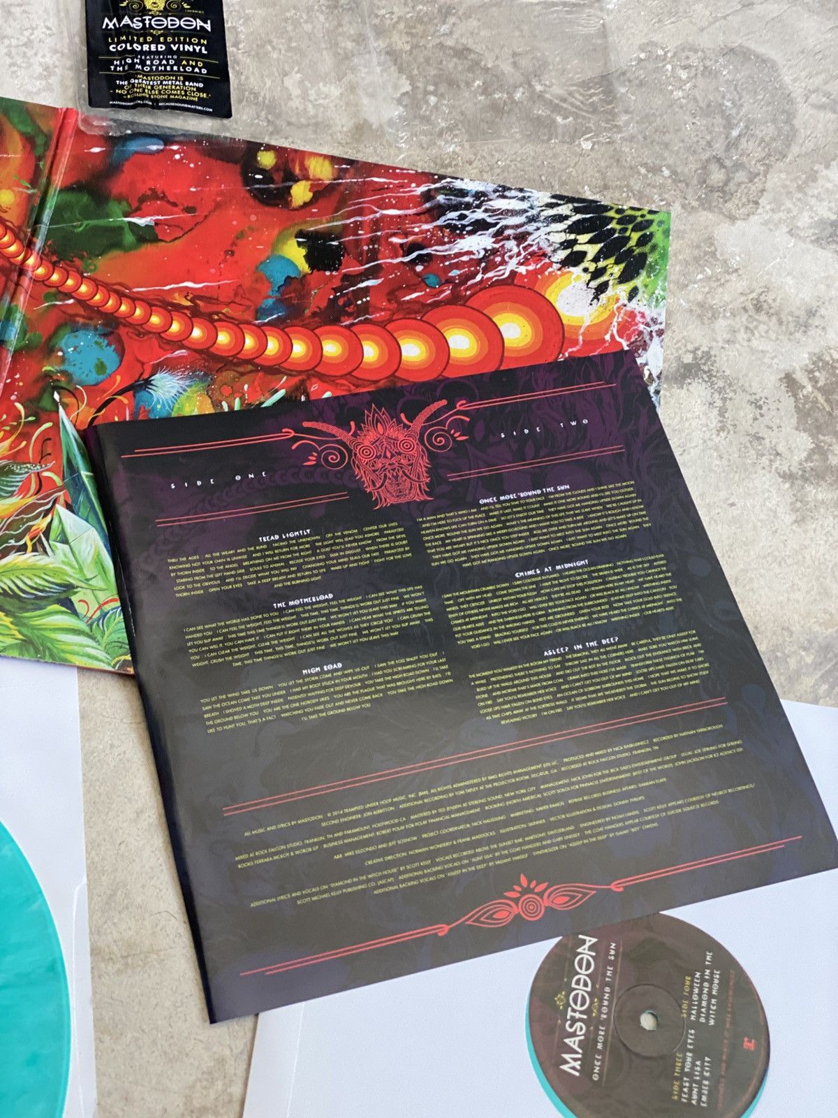 Delicious Vinyl Limited edition LP 2x Vinyl Mastodon Once More Round The Sun Size ONE SIZE - 7 Thumbnail