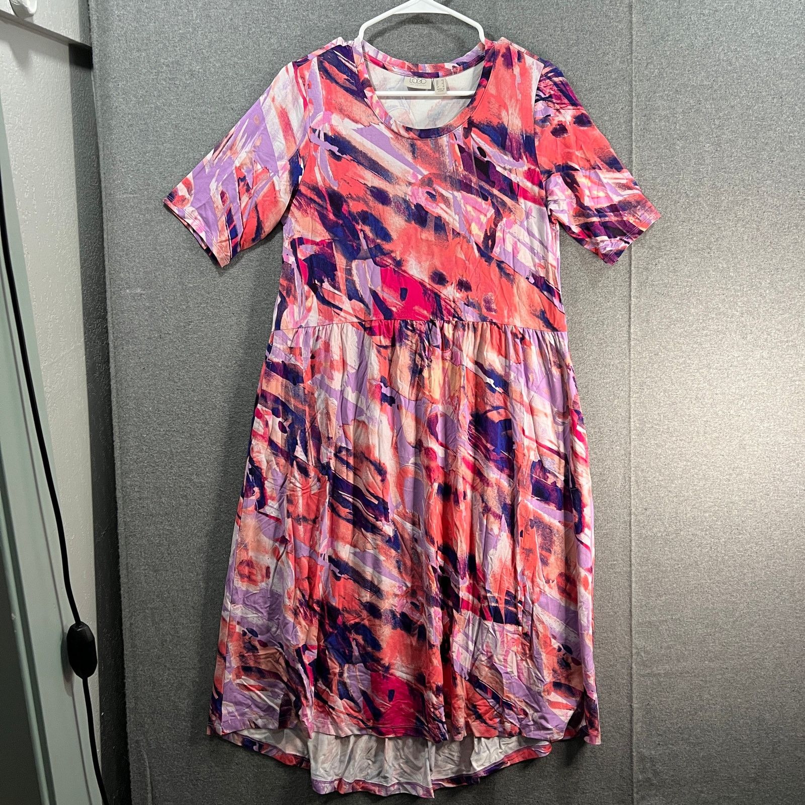 Other LOGO by Lori Goldstein Regular Printed Ravon Hi-Low H Size XS / US 0-2 / IT 36-38 - 1 Thumbnail