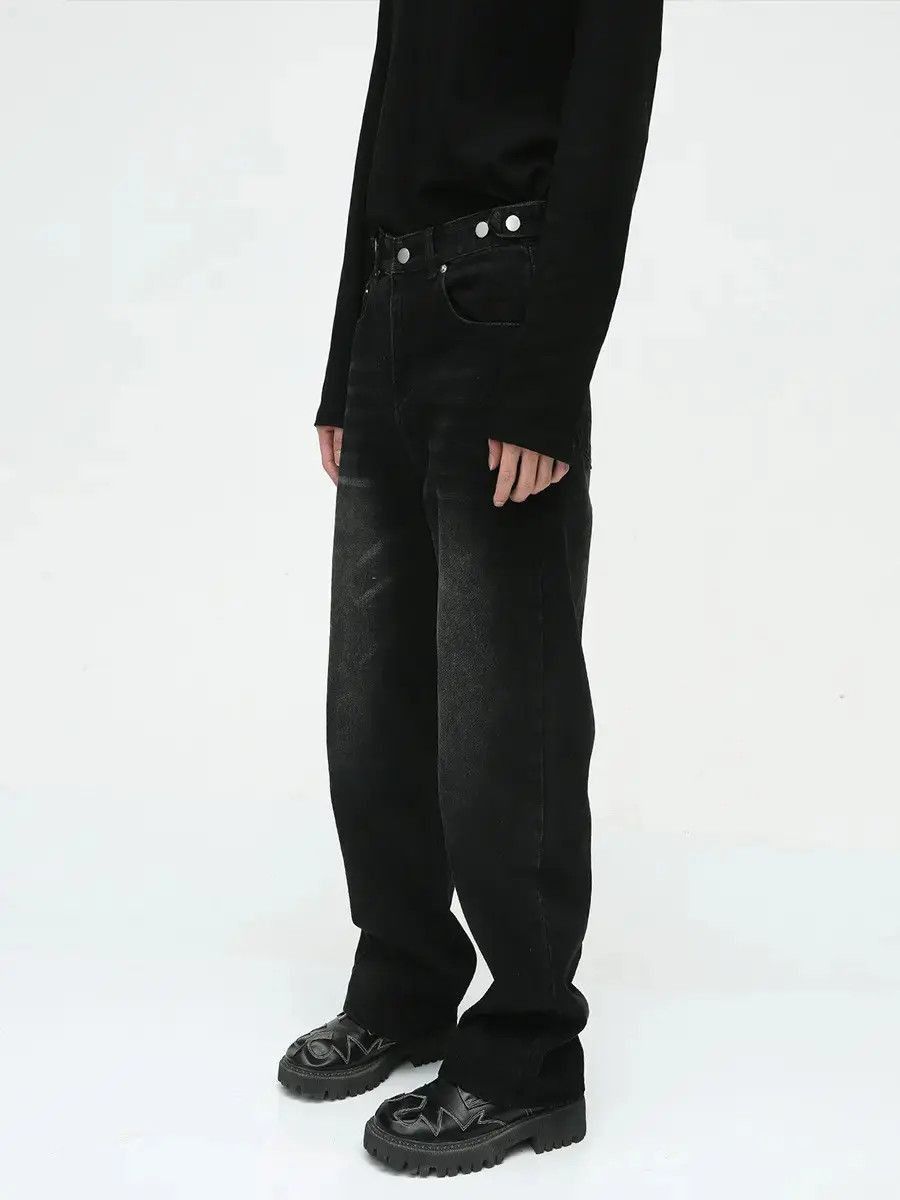 Japanese Brand Retro loose casual straight leg jeans Size US 32 / EU 48 - 5 Thumbnail