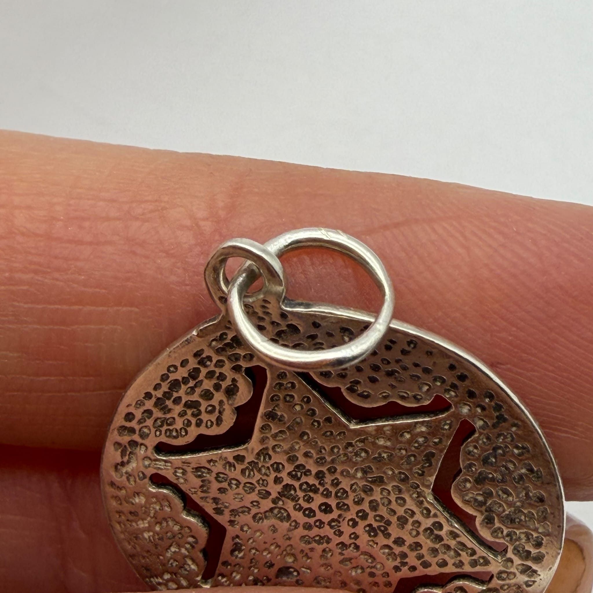 Sterling Silver Vintage 925 Sterling Silver Star of David Pendant Judaica Size ONE SIZE - 8 Thumbnail