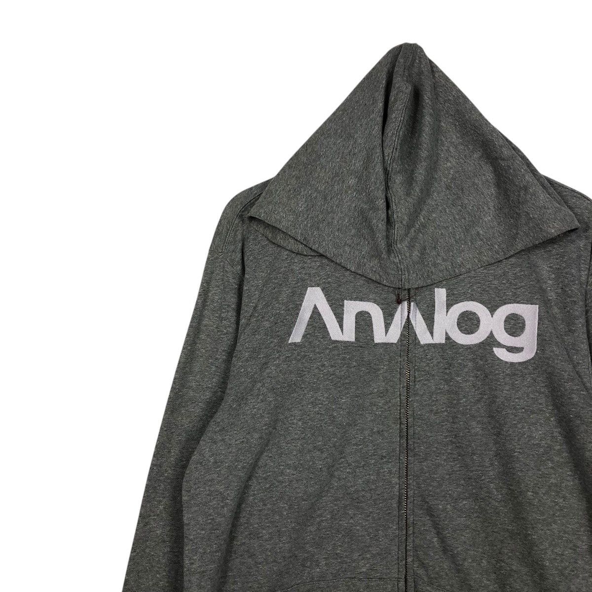 Analog 📌Analog Sweater Zipper Hoodie Big Logo Spell Out Size US M / EU 48-50 / 2 - 8 Thumbnail