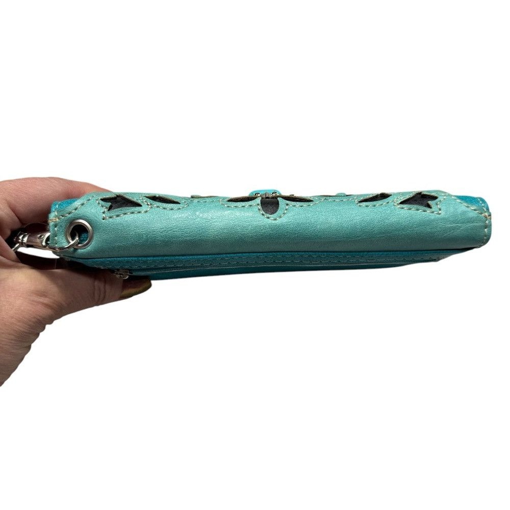 Other New Zelris Turquoise Embroidery Wallet Size ONE SIZE - 9 Thumbnail