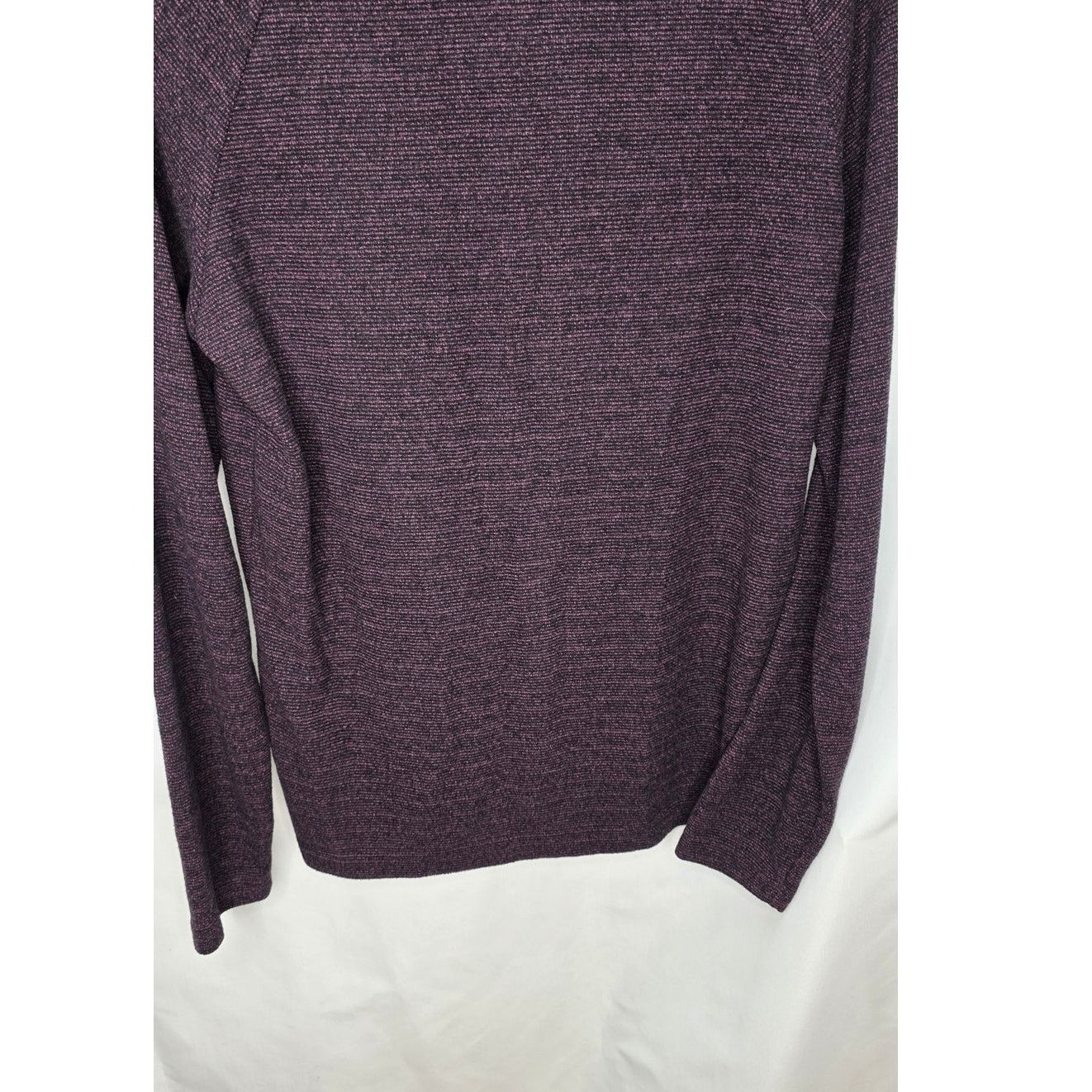 Other Johnnie O Heathered Black & Purple Pull Over Golf Shirt Size US M / EU 48-50 / 2 - 14 Thumbnail