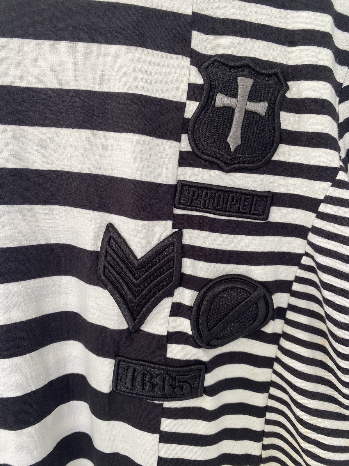 semanticdesign Semantic Design Propel Cross Patch Stripe Longsleeve lgb Size US M / EU 48-50 / 2 - 4 Thumbnail