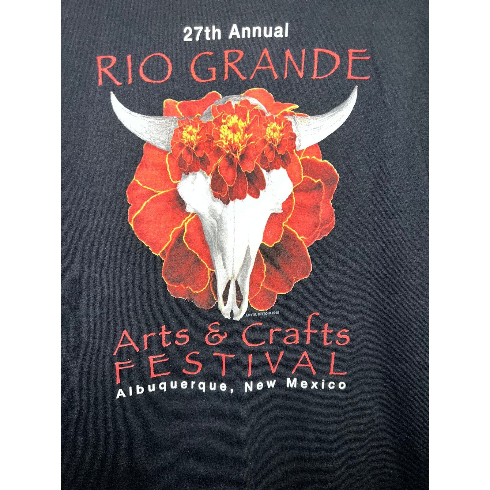 Vintage Rio Grande Shirt Arts Crafts Festival Albuquerque New Mexico Size US L / EU 52-54 / 3 - 2 Thumbnail