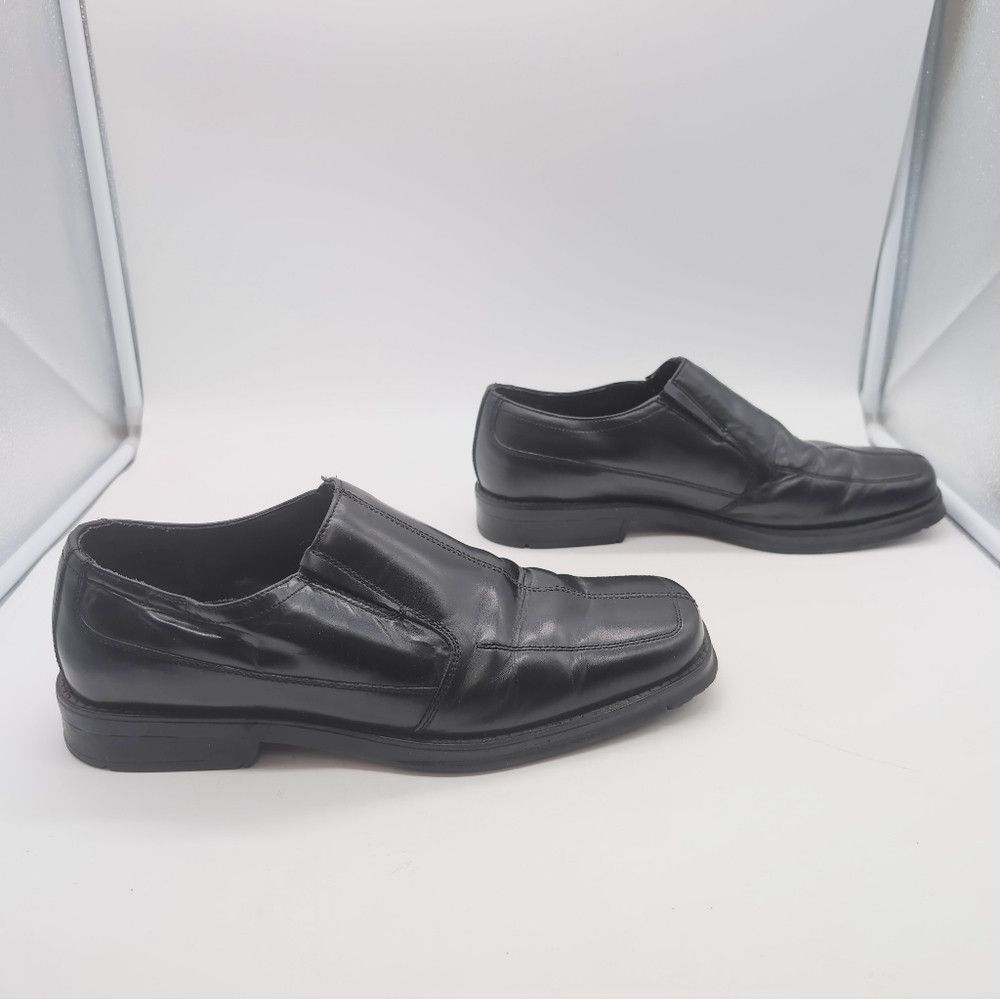 Nunn Bush Nunn Bush NXXT Sz 11 Men's Black Leather Slip-On Shoes Size US 11 / EU 44 - 5 Thumbnail