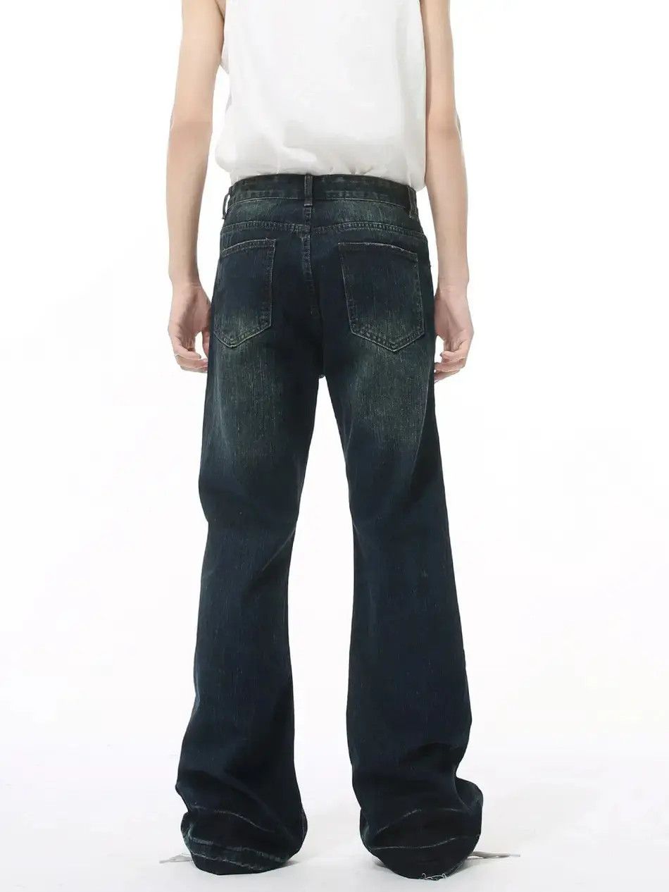 Japanese Brand Retro loose casual micro flared jeans Size US 32 / EU 48 - 5 Thumbnail
