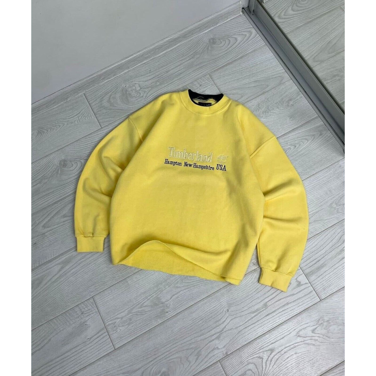 Timberland Vintage Timberland Crewneck Sweatshirt Yellow Embroidered XL Size US XL / EU 56 / 4 - 2 Thumbnail