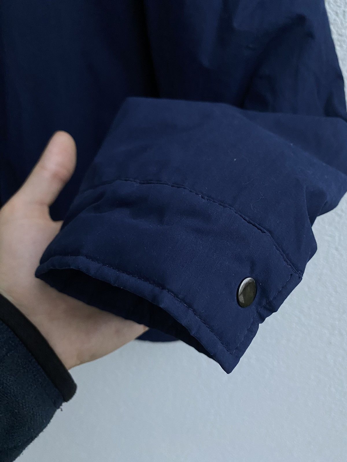 Yves Saint Laurent Warm YSL Jacket Navy Quilted Bomber Size US L / EU 52-54 / 3 - 10 Thumbnail