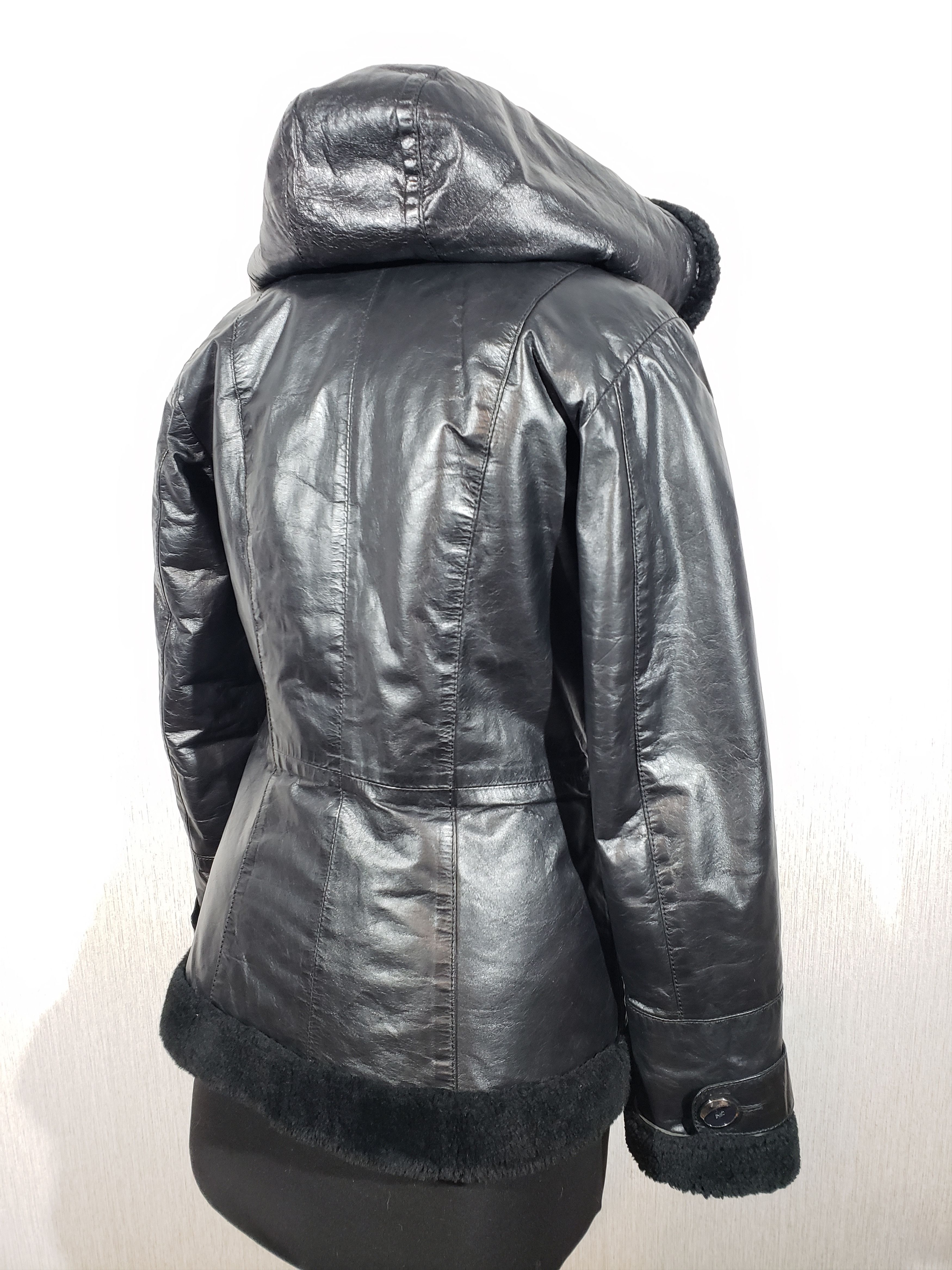 Other Stylish black women's jacket with a hood. Size M / US 6-8 / IT 42-44 - 5 Thumbnail