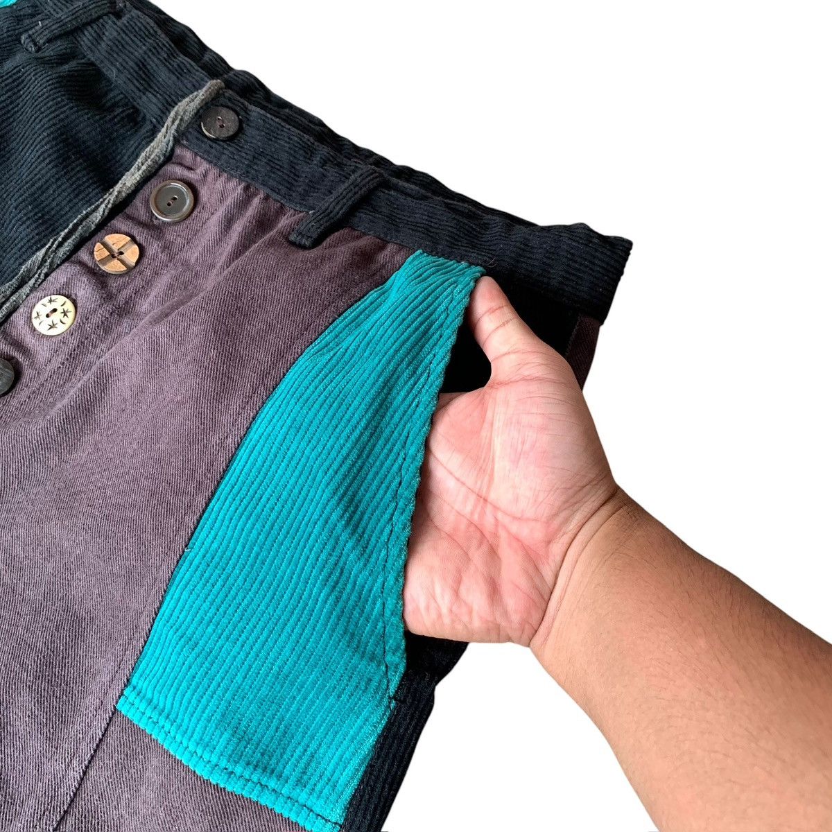 Japanese Brand × Kapital Amina drop crotch pants Size US 34 / EU 50 - 4 Thumbnail