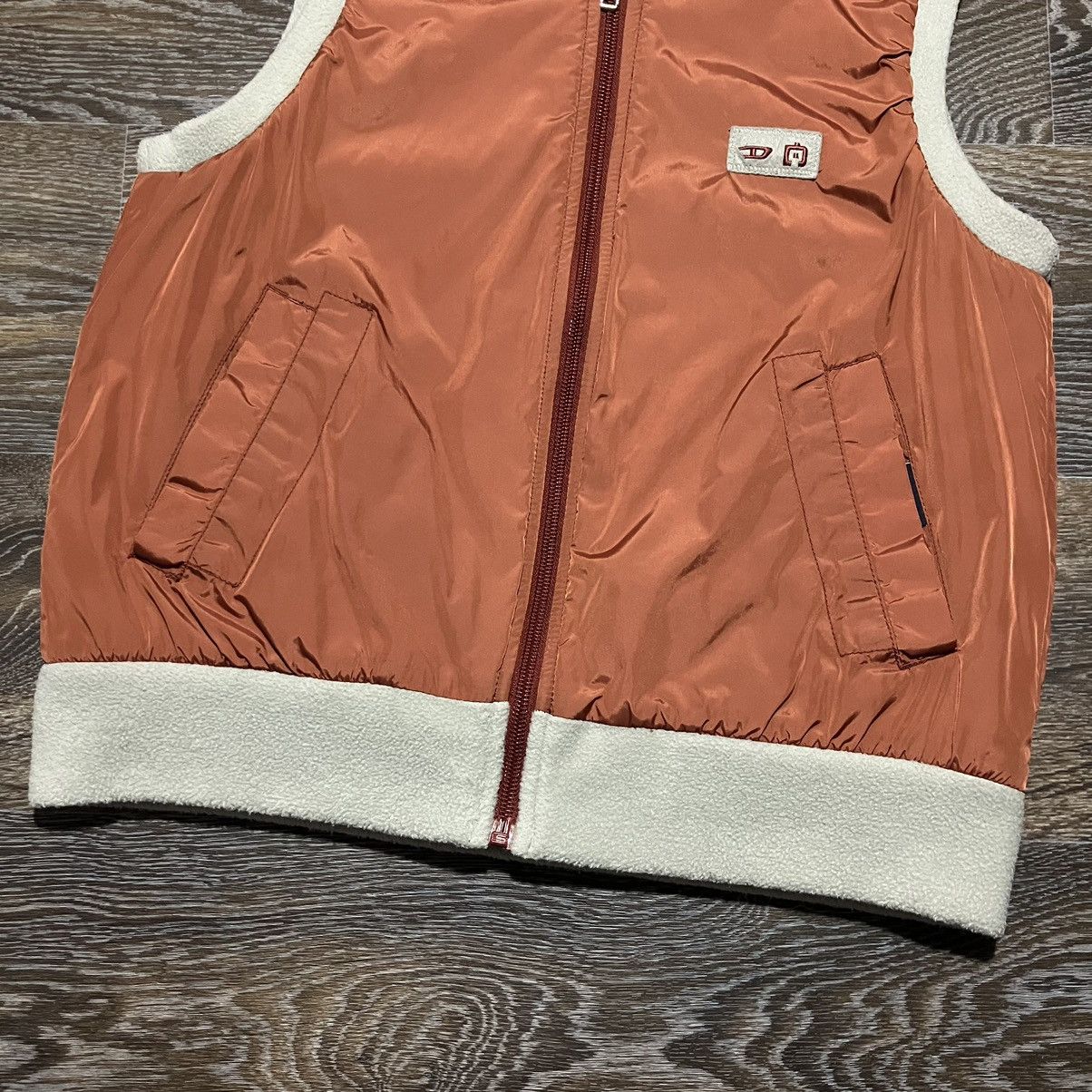 Diesel Vintage Y2K DIESEL Reversible Nylon/Fleece Womens Vest Size S / US 4 / IT 40 - 7 Thumbnail