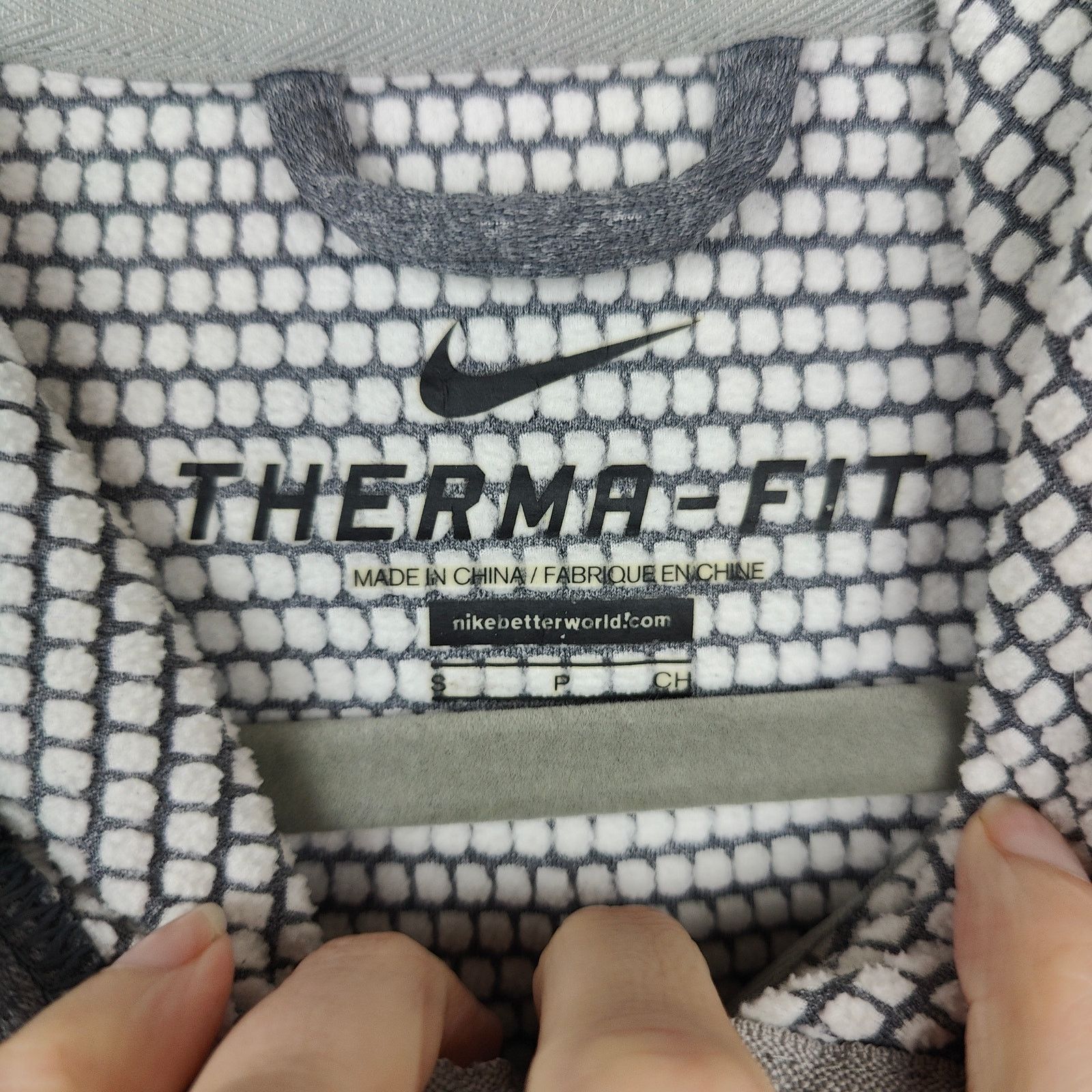 Nike Nike Therma Hoodie Mens Small Full Zip Gray Sweatshirt Gym Size US S / EU 44-46 / 1 - 3 Thumbnail