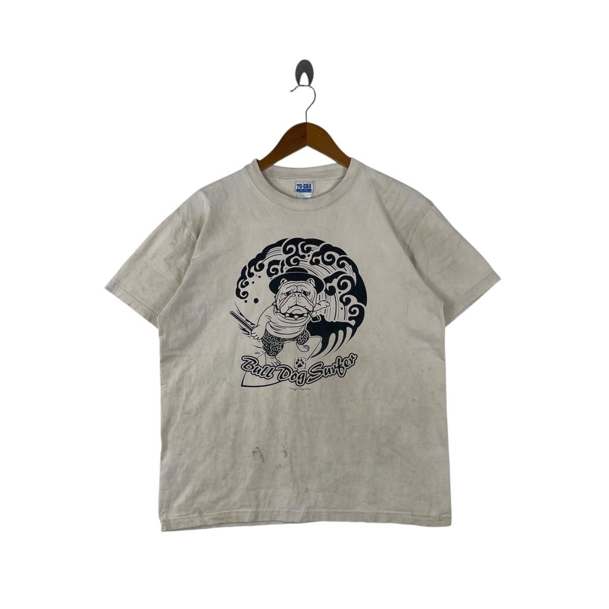 Vintage Vintage Bulldog Surfer Tee Shirt Size US L / EU 52-54 / 3 - 1 Thumbnail