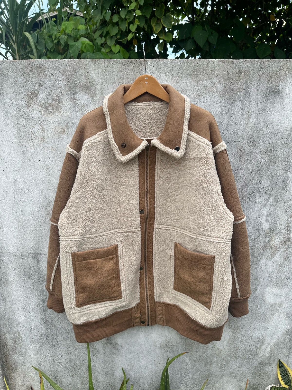 Japanese Brand Freak’s store shearling Reversible jacket Size US L / EU 52-54 / 3 - 5 Thumbnail
