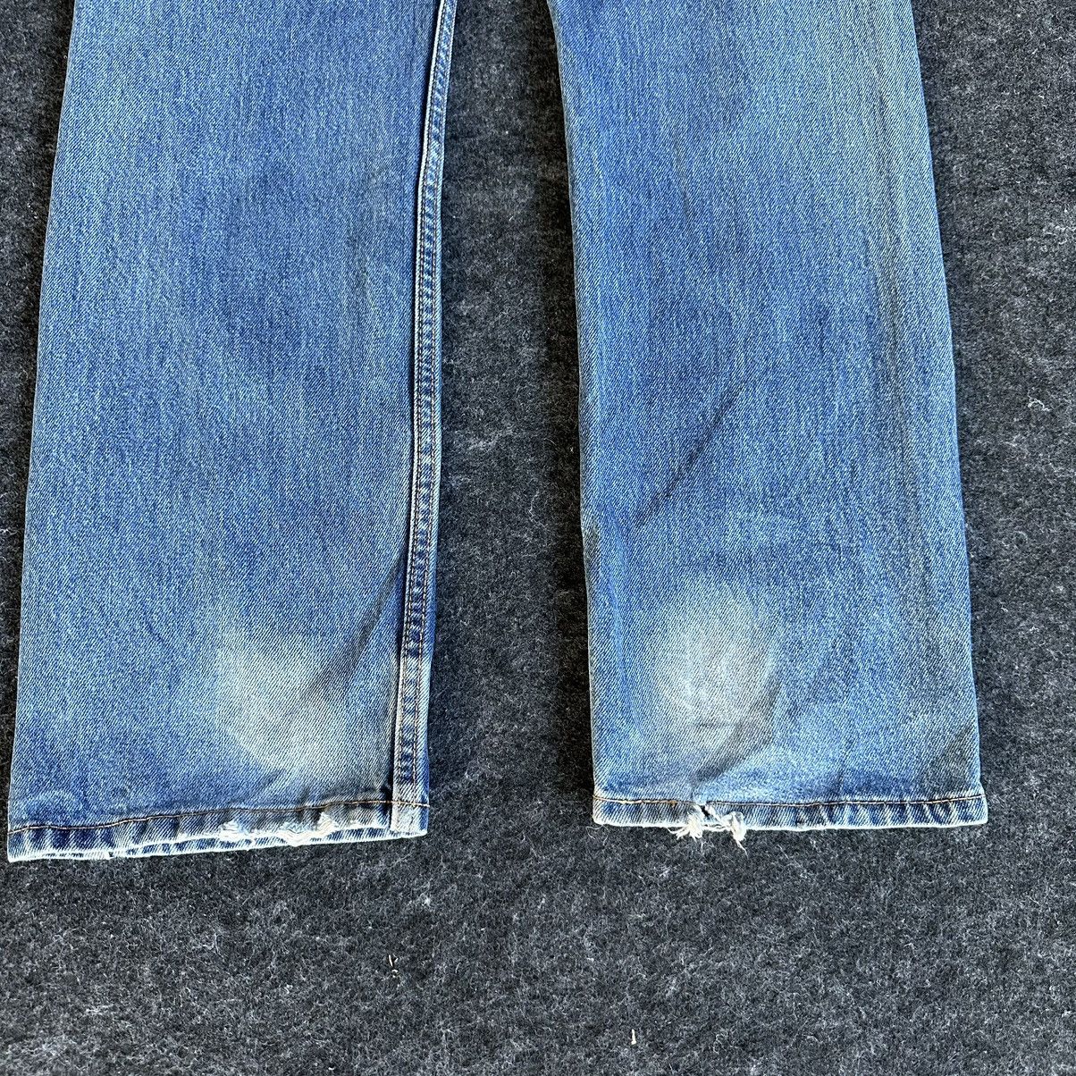 Levi's Y2k Levis 505 Blue Washed Vintage Denim 30x31 D576 Size US 30 / EU 46 - 6 Thumbnail