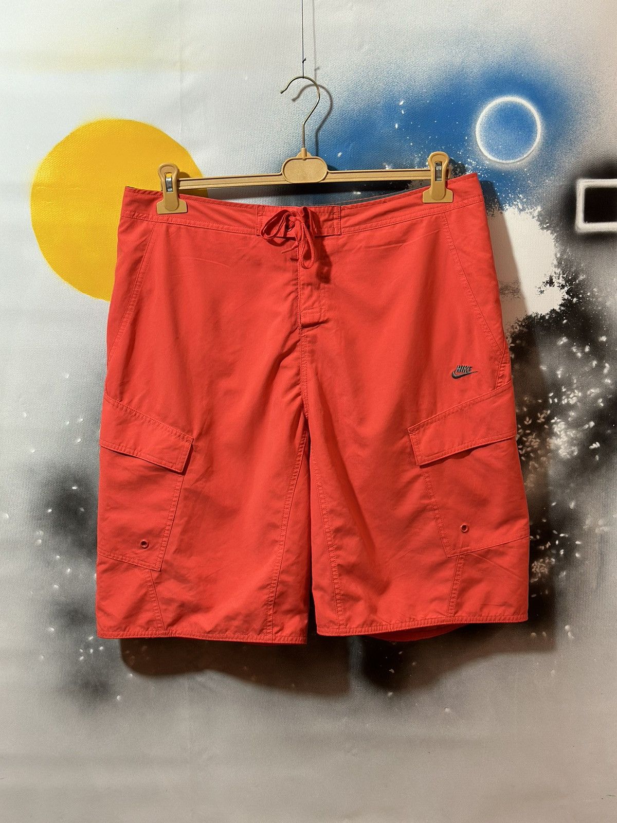 Nike × Vintage Vintage Y2K Nike Shorts Beach Size US 36 / EU 52 - 2 Thumbnail