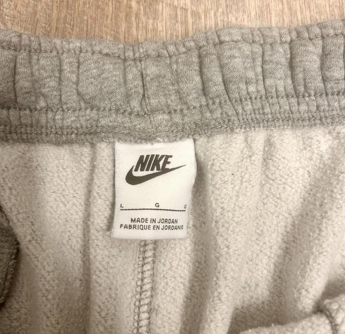 Nike Nike Mens Grey Sweatpants Size L Size US 31 - 3 Thumbnail