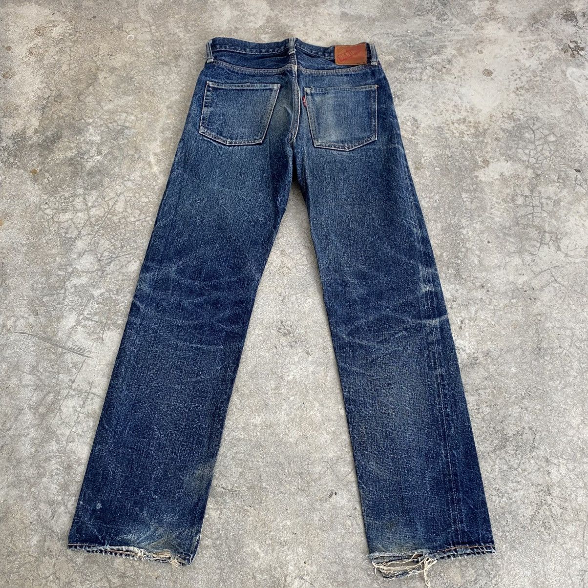 Denime Vintage 90’s Denime Japan Faded Blue Selvedge Jeans Size US 28 / EU 44 - 9 Thumbnail