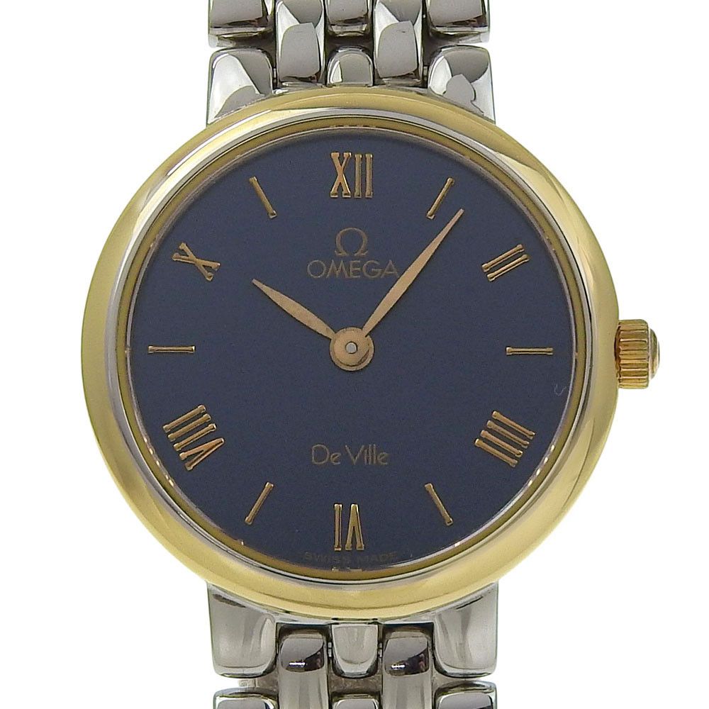 Omega Omega Omega De Ville Stainless Steel Wristwatch Metal Quartz 7261.83 DUTY FREE for USA Size ONE SIZE - 1 Thumbnail
