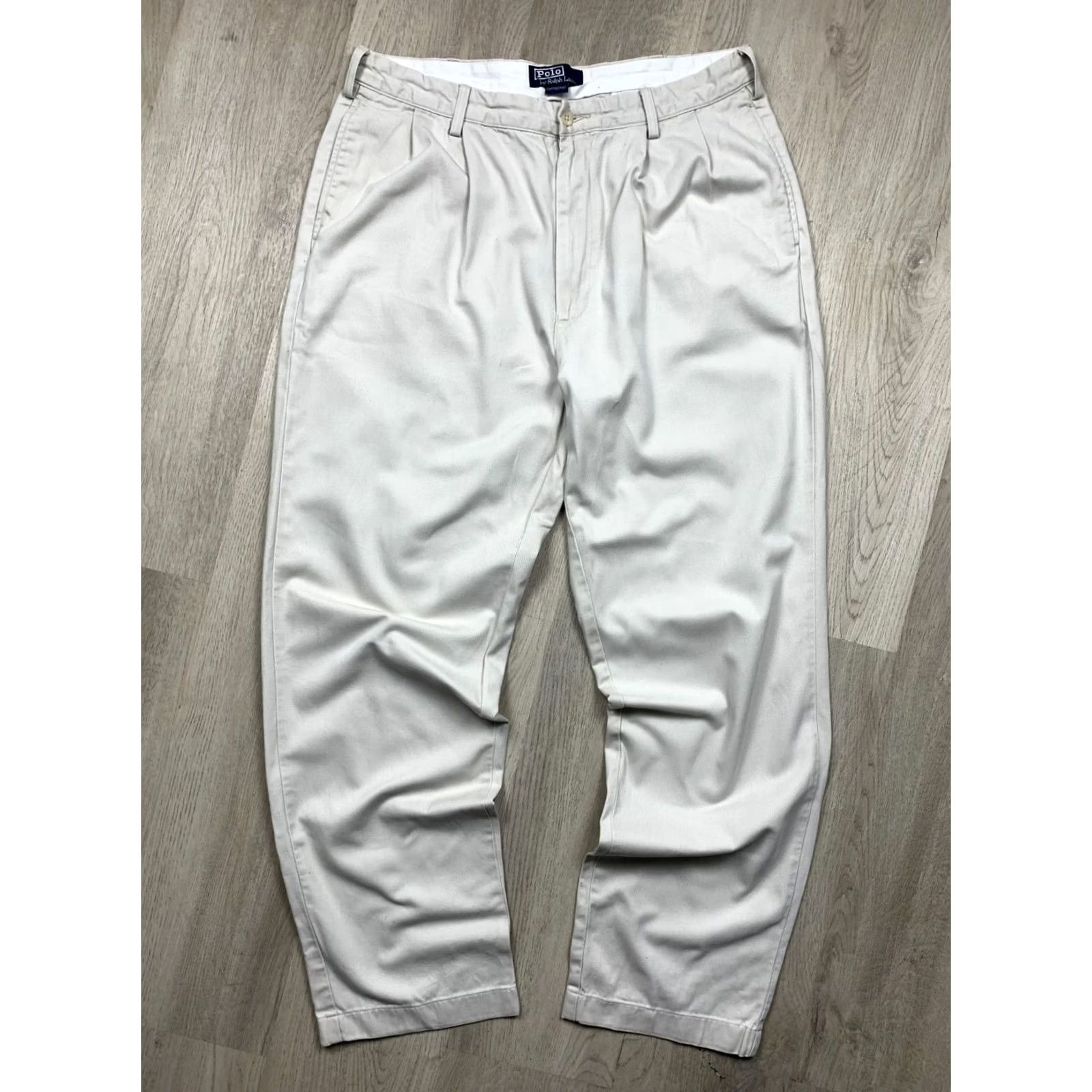 Polo Ralph Lauren Polo Ralph Lauren Vintage Pants Chino Mens Chatfield Size 36 Beige Trousers Size US M / EU 48-50 / 2 - 7 Thumbnail