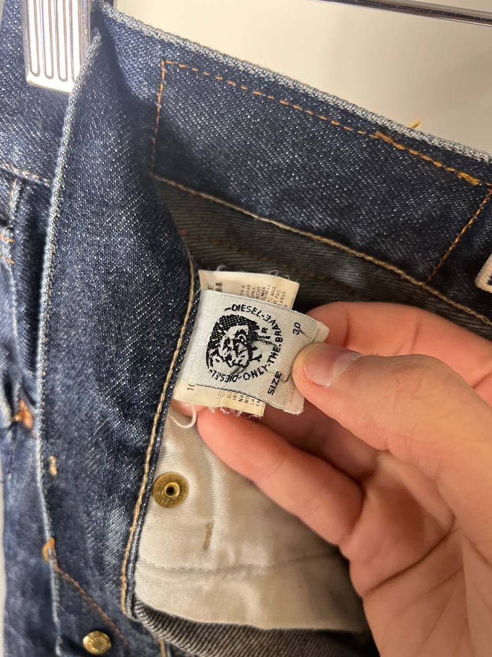 Diesel VINTAGE DIESEL INDUSTRY DENIM DIVISION JEANS CASUAL RETRO Size US 30 / EU 46 - 3 Thumbnail