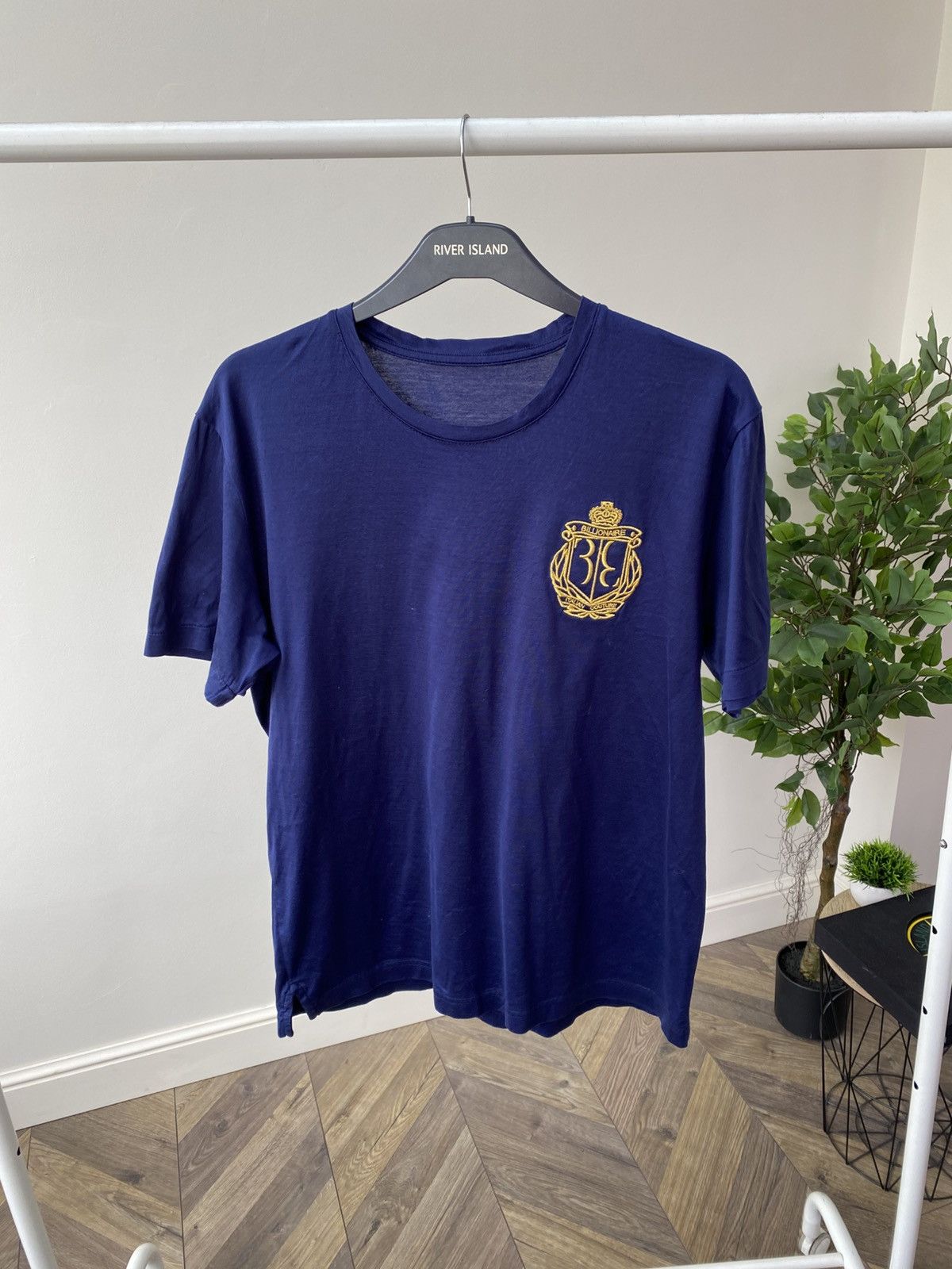 Billionaire Couture × Designer × Vintage Vintage Billionaire T-shirt Round Neck SS Crest Size US M / EU 48-50 / 2 - 3 Thumbnail