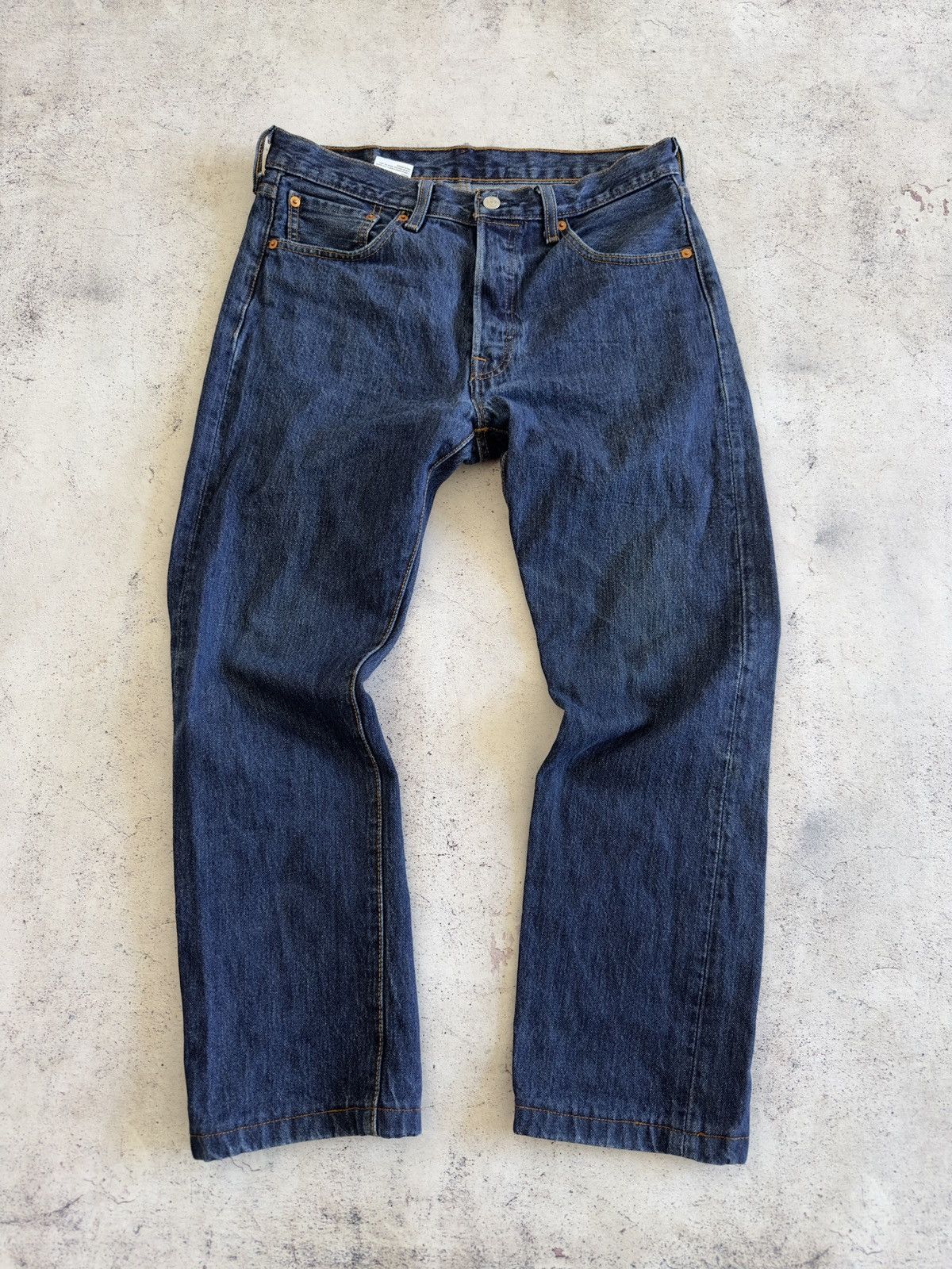 Levi's Levis 501 Blue Denim Jeans Size 32/32 Size US 32 / EU 48 - 5 Thumbnail