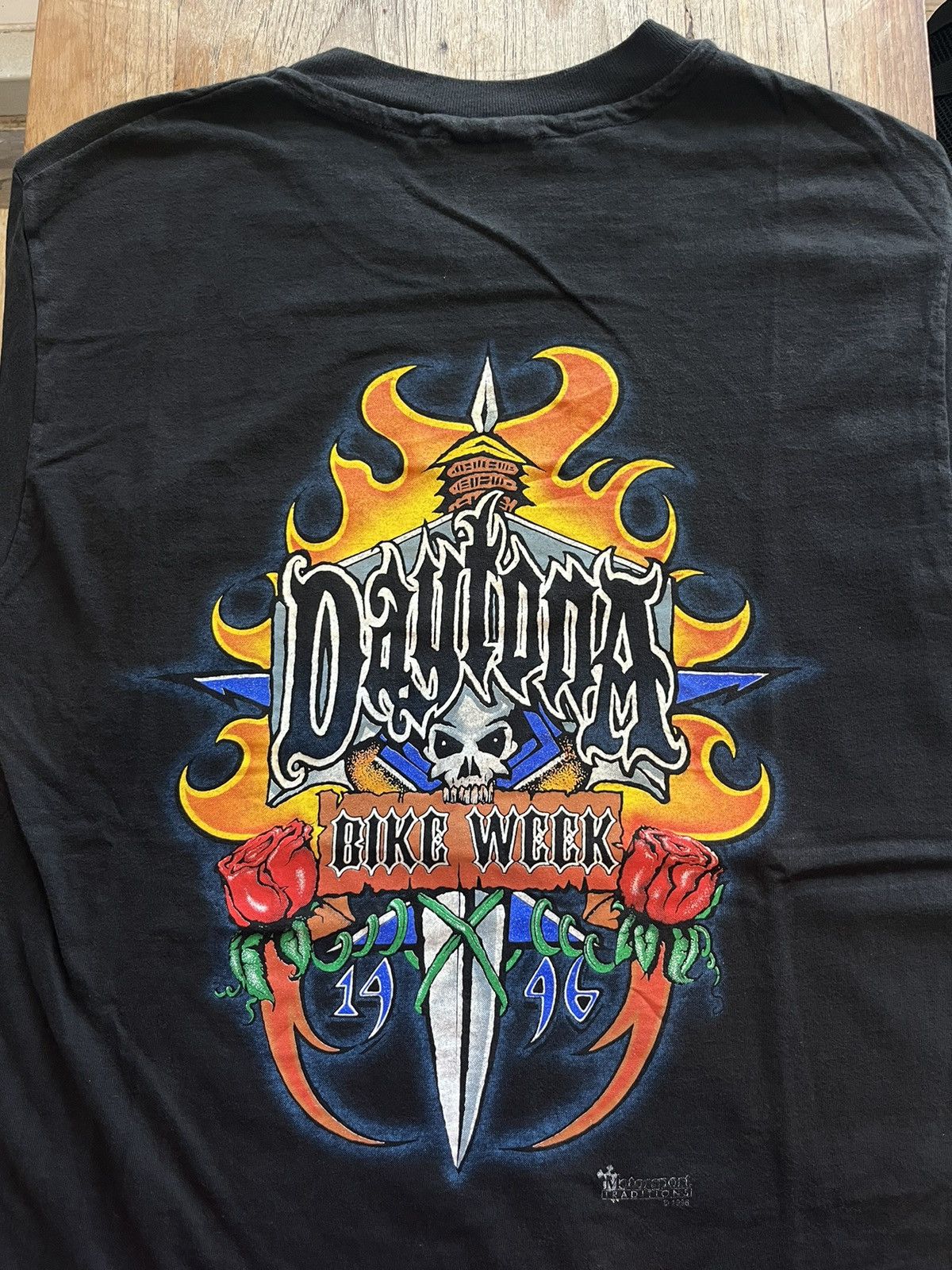 Vintage Vintage Daytona Bike Week 1996’s pocket T-shirt Size US M / EU 48-50 / 2 - 8 Thumbnail