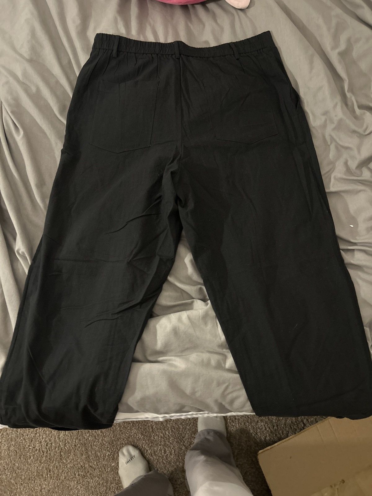 Other Linen Double Pleated Pants Size 34S - 3 Thumbnail