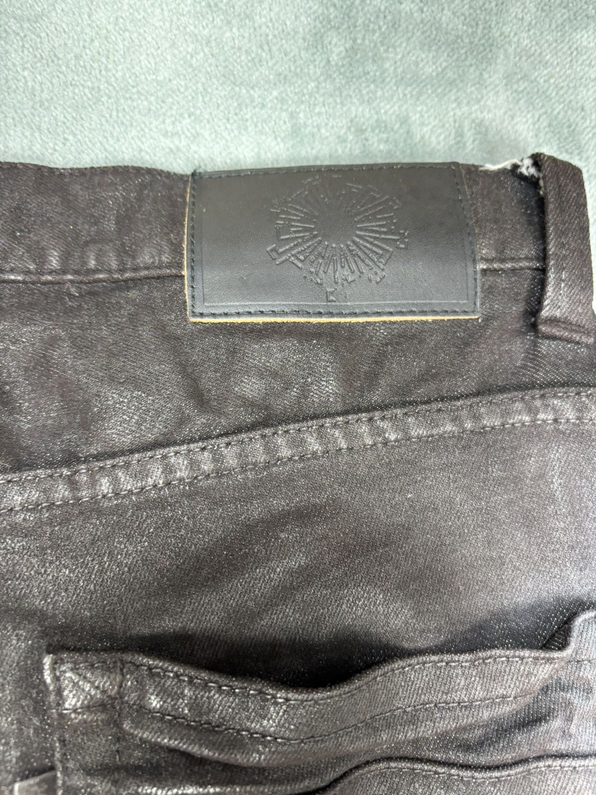 Japanese Brand Tornado Mart Waxed Denim. S0170 Size US 30 / EU 46 - 9 Thumbnail