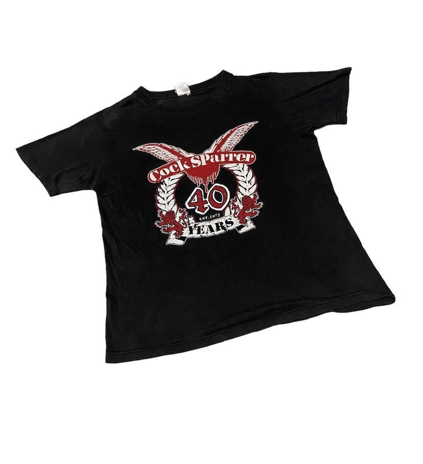 Band Tees × Vintage Vintage Cock Sparrer 40th Anniversary Size US M / EU 48-50 / 2 - 13 Thumbnail