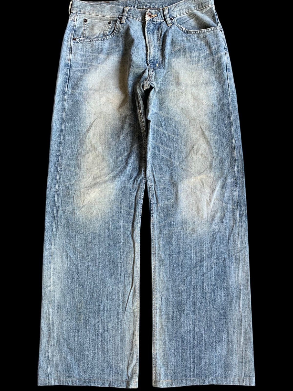 Other EDWIN 505Z SELVEDGE BAGGY FADED&RUSTY DENIM Size US 34 / EU 50 - 1 Thumbnail
