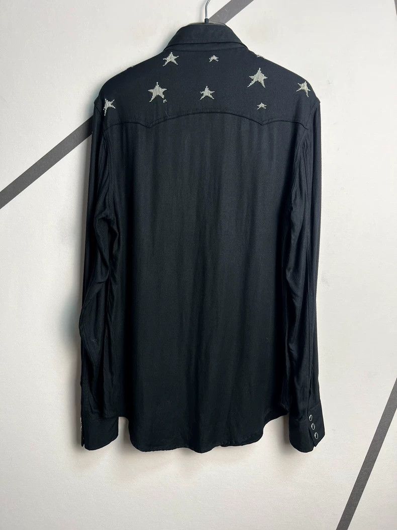 Saint Laurent Paris Saint Laurent Paris Cat's eye buckle chain star black shir Size US M / EU 48-50 / 2 - 2 Thumbnail