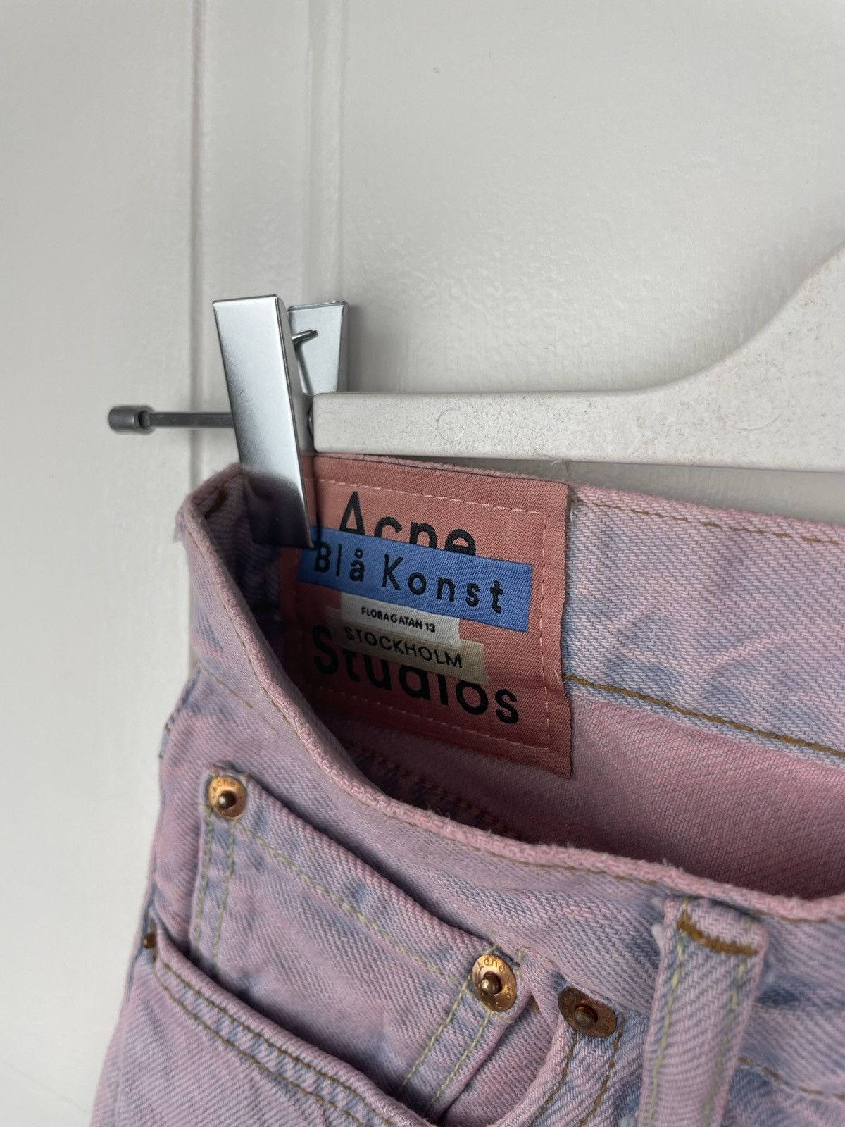 Acne Studios Acne studios 1997 Pink jeans pants Size 24" / US 00 / IT 34 - 5 Thumbnail
